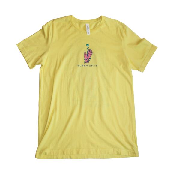Bella + Canvas Sleep On It Graphic T-shirt Yellow - Picture 4 of 7
